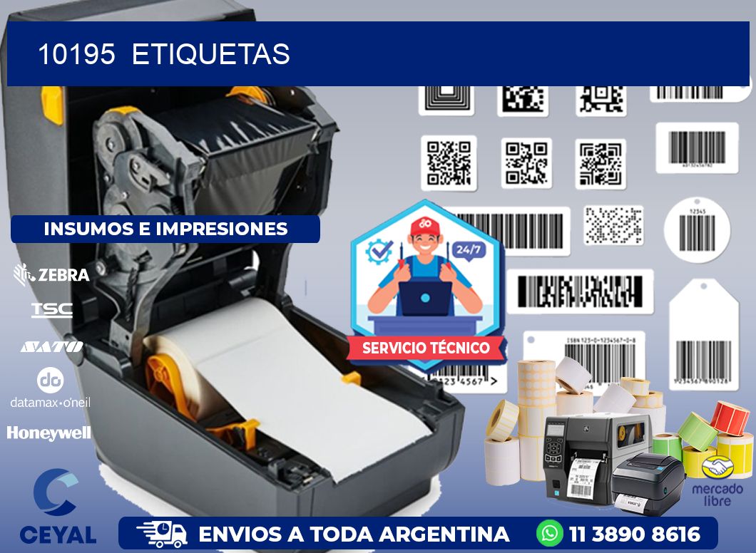 10195 ETIQUETAS