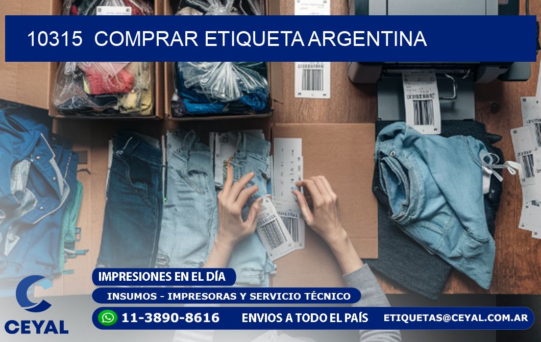 10315  COMPRAR ETIQUETA ARGENTINA