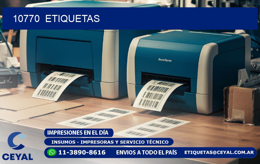 10770 ETIQUETAS