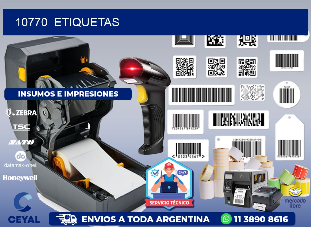 10770 ETIQUETAS