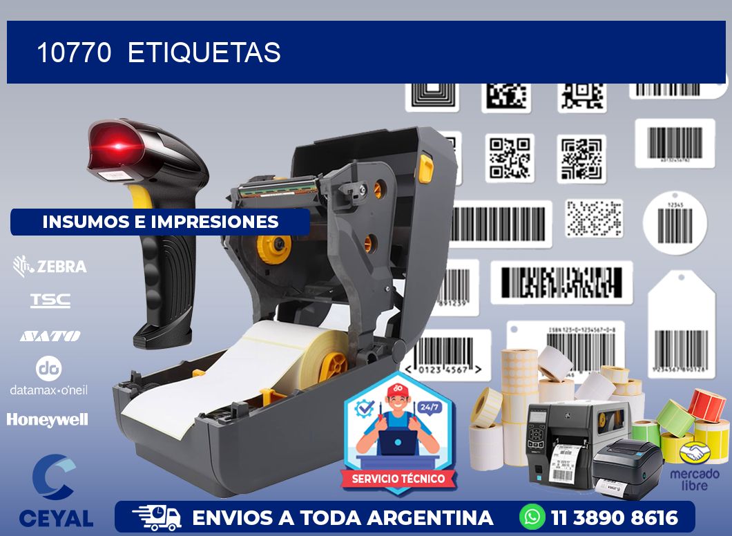 10770 ETIQUETAS