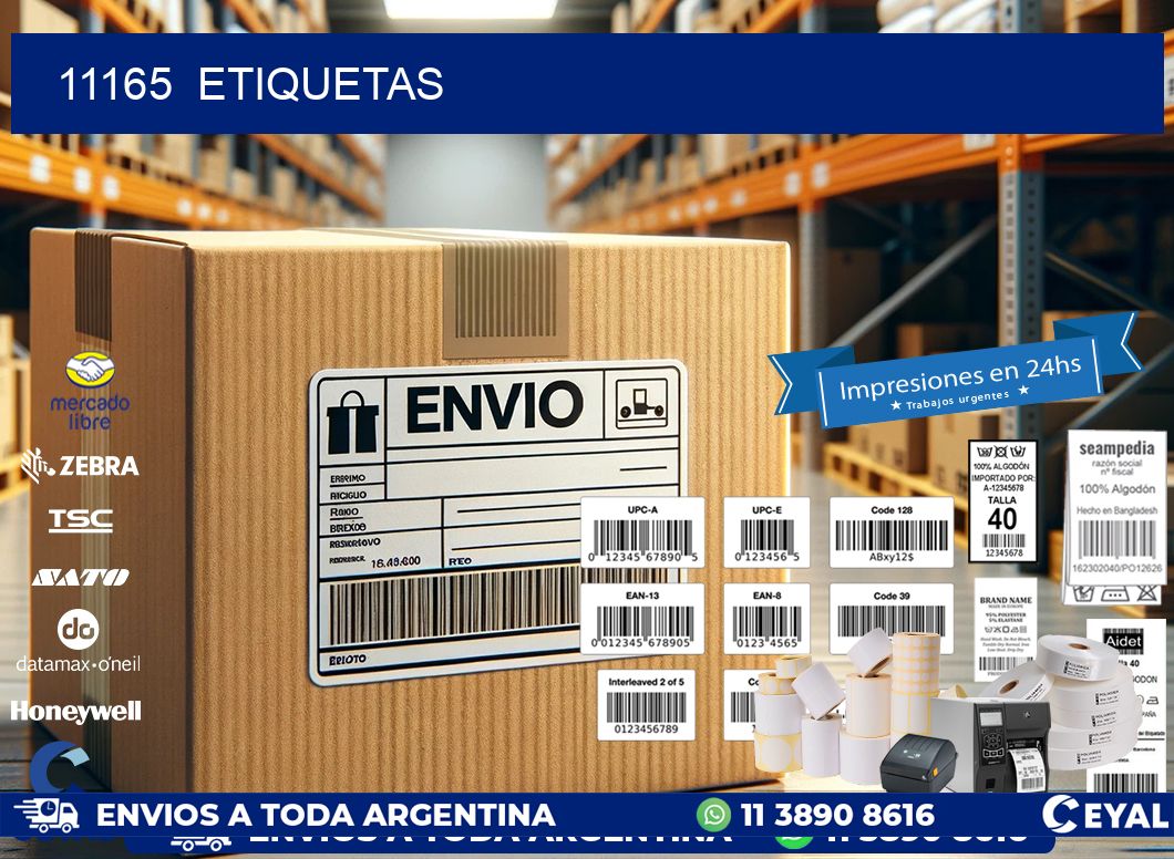 11165 ETIQUETAS
