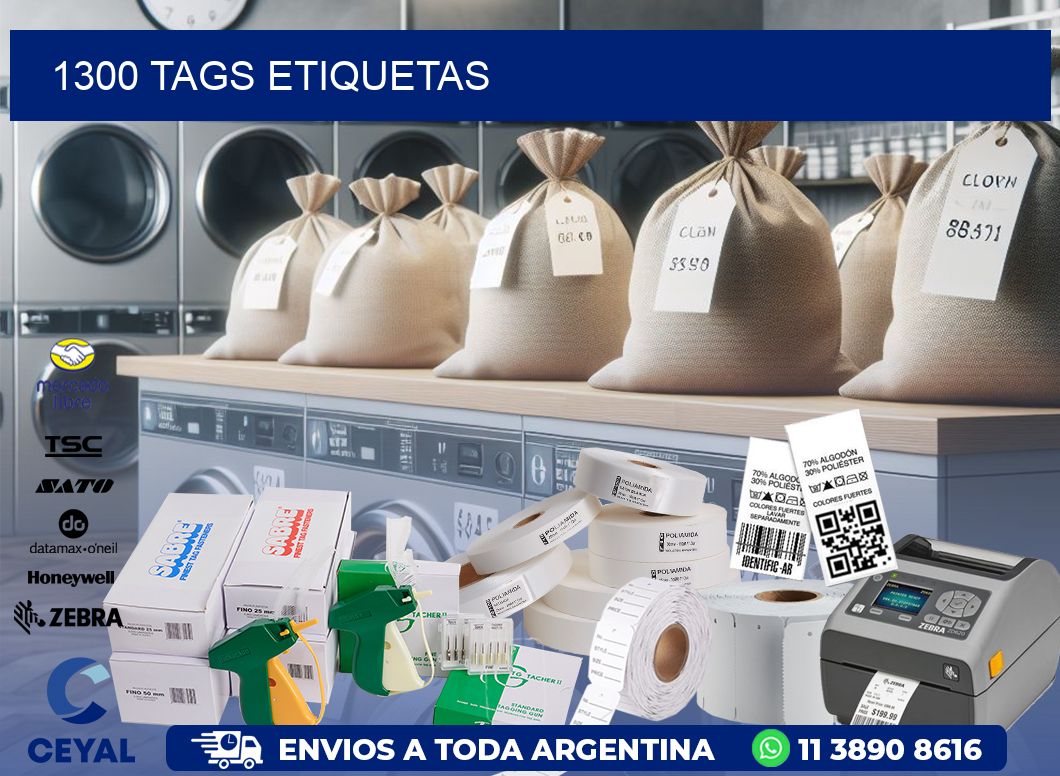 1300 TAGS ETIQUETAS