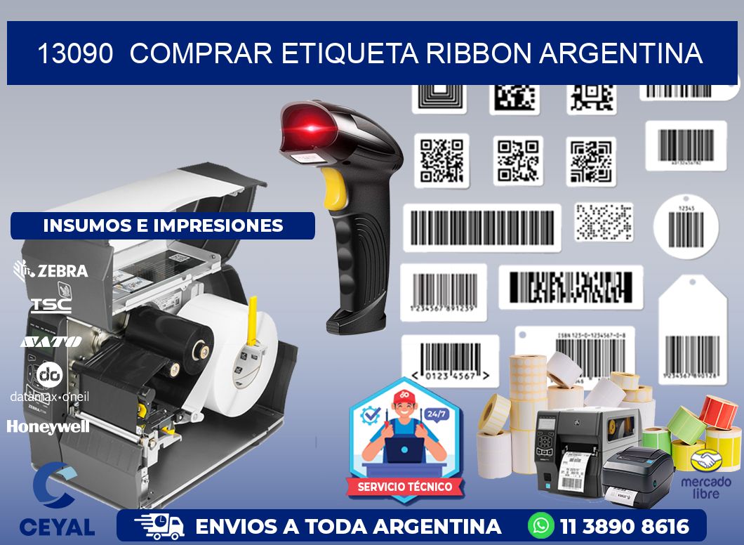 13090 COMPRAR ETIQUETA RIBBON ARGENTINA