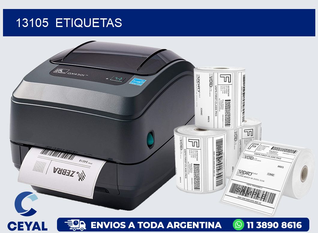 13105 ETIQUETAS
