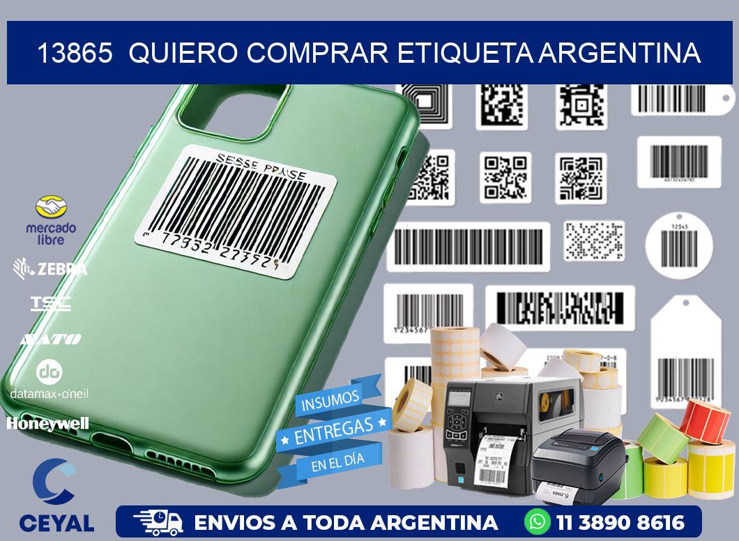 13865  QUIERO COMPRAR ETIQUETA ARGENTINA