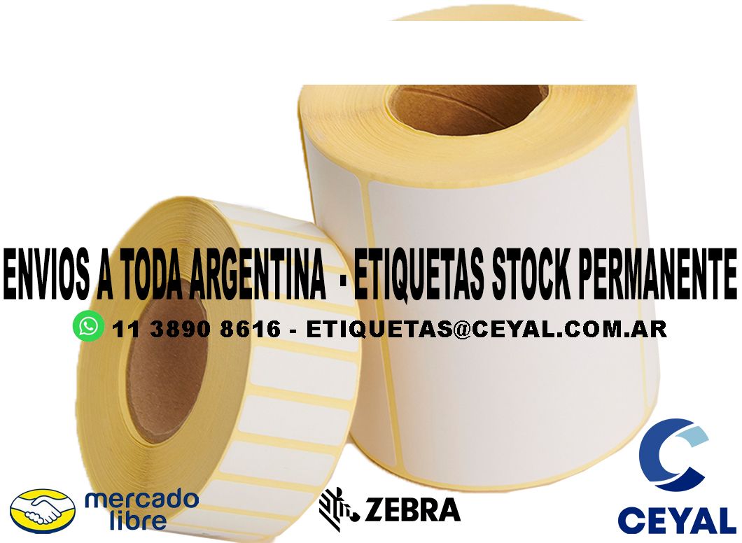 1400 ETIQUETAS PEGATINA 47 x 26