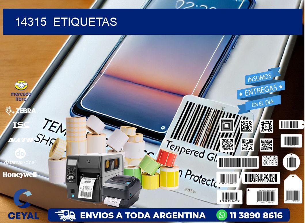 14315 ETIQUETAS