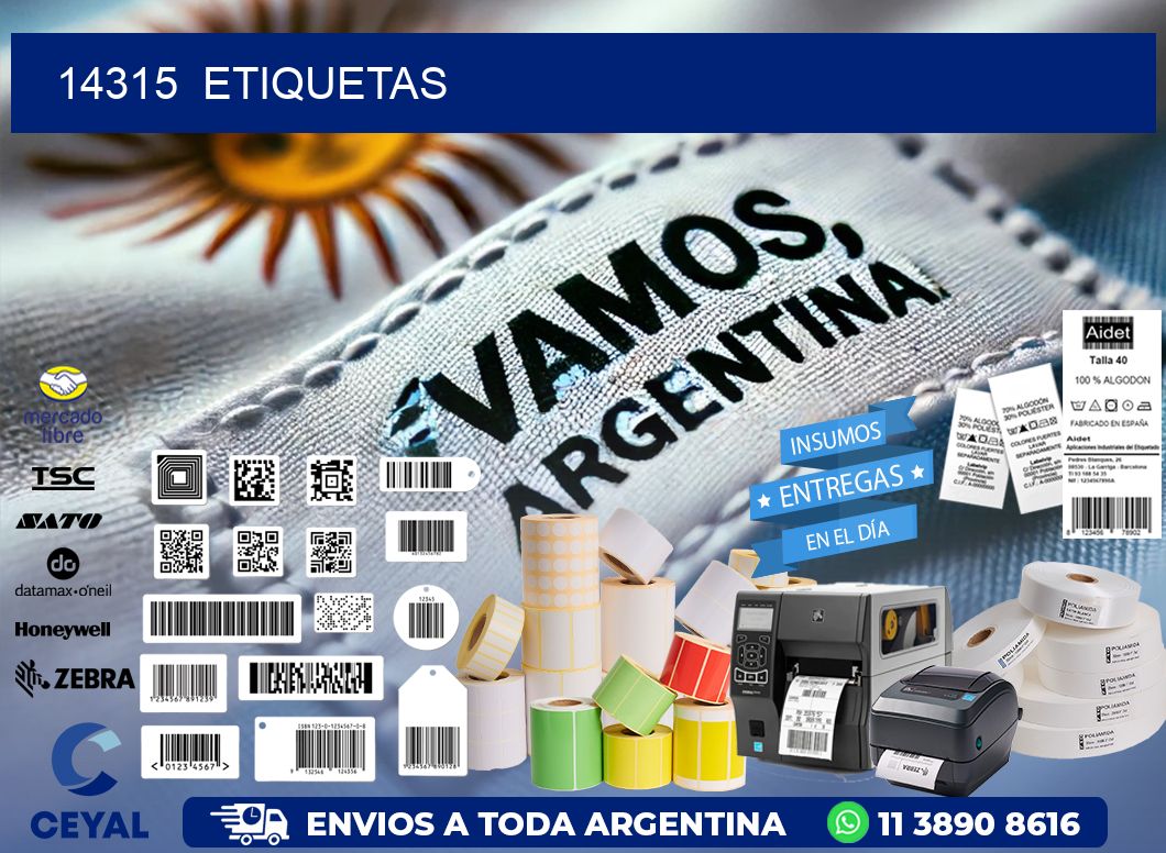 14315 ETIQUETAS