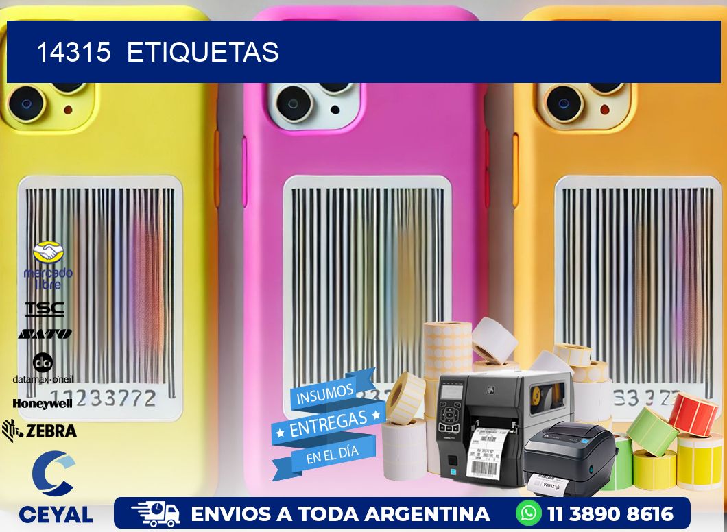 14315 ETIQUETAS