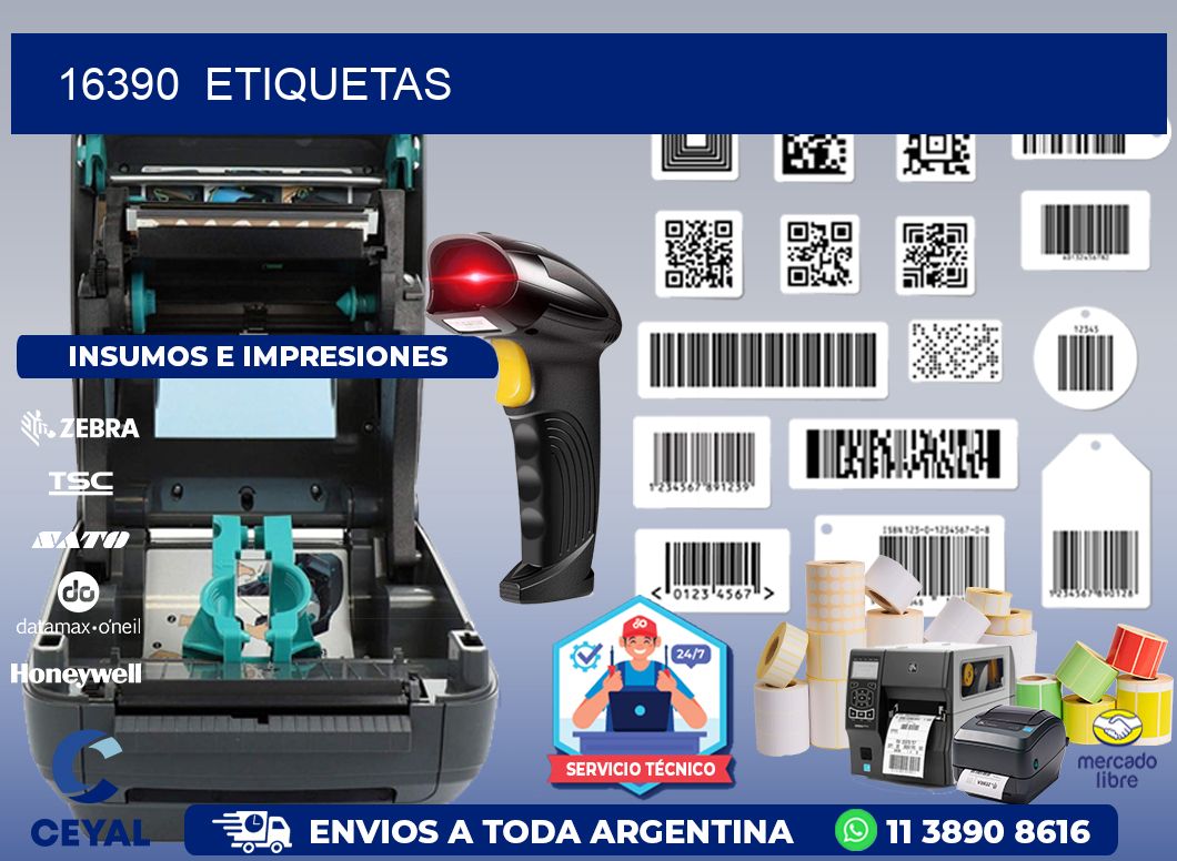 16390 ETIQUETAS