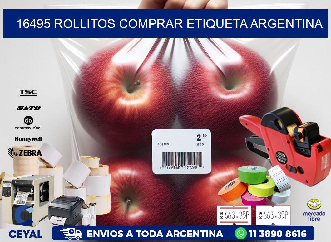 16495 ROLLITOS COMPRAR ETIQUETA ARGENTINA
