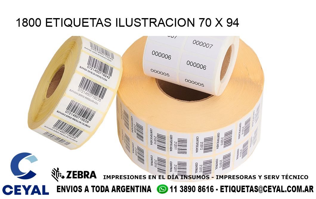 1800 ETIQUETAS ILUSTRACION 70 x 94