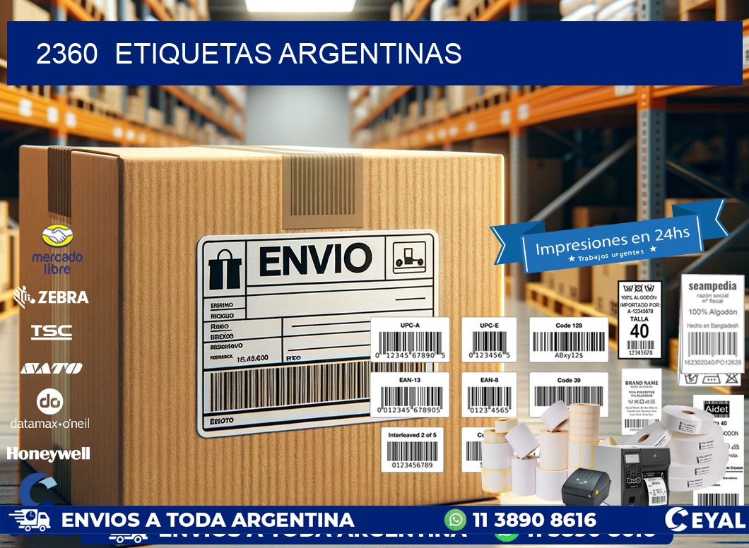 2360  ETIQUETAS ARGENTINAS