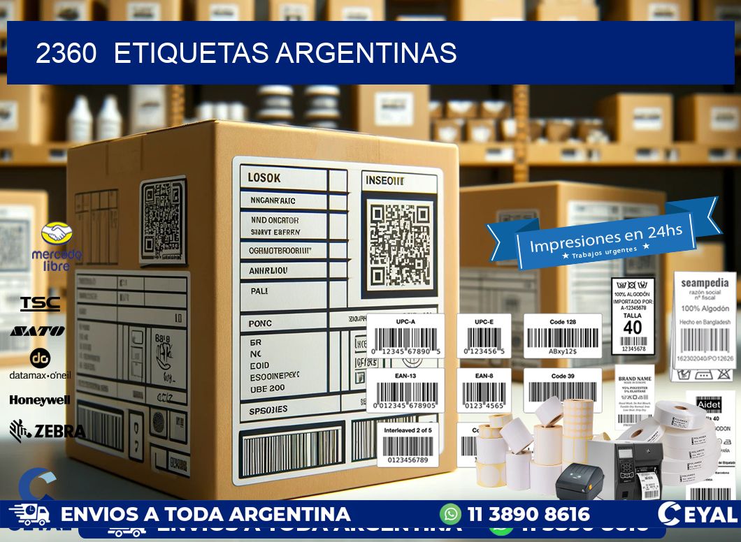 2360  ETIQUETAS ARGENTINAS