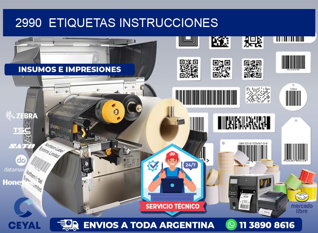 2990  ETIQUETAS INSTRUCCIONES