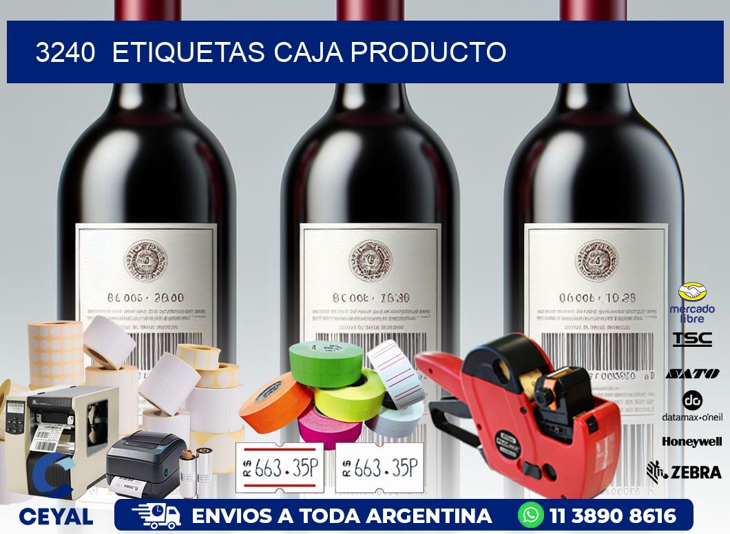 3240 ETIQUETAS CAJA PRODUCTO