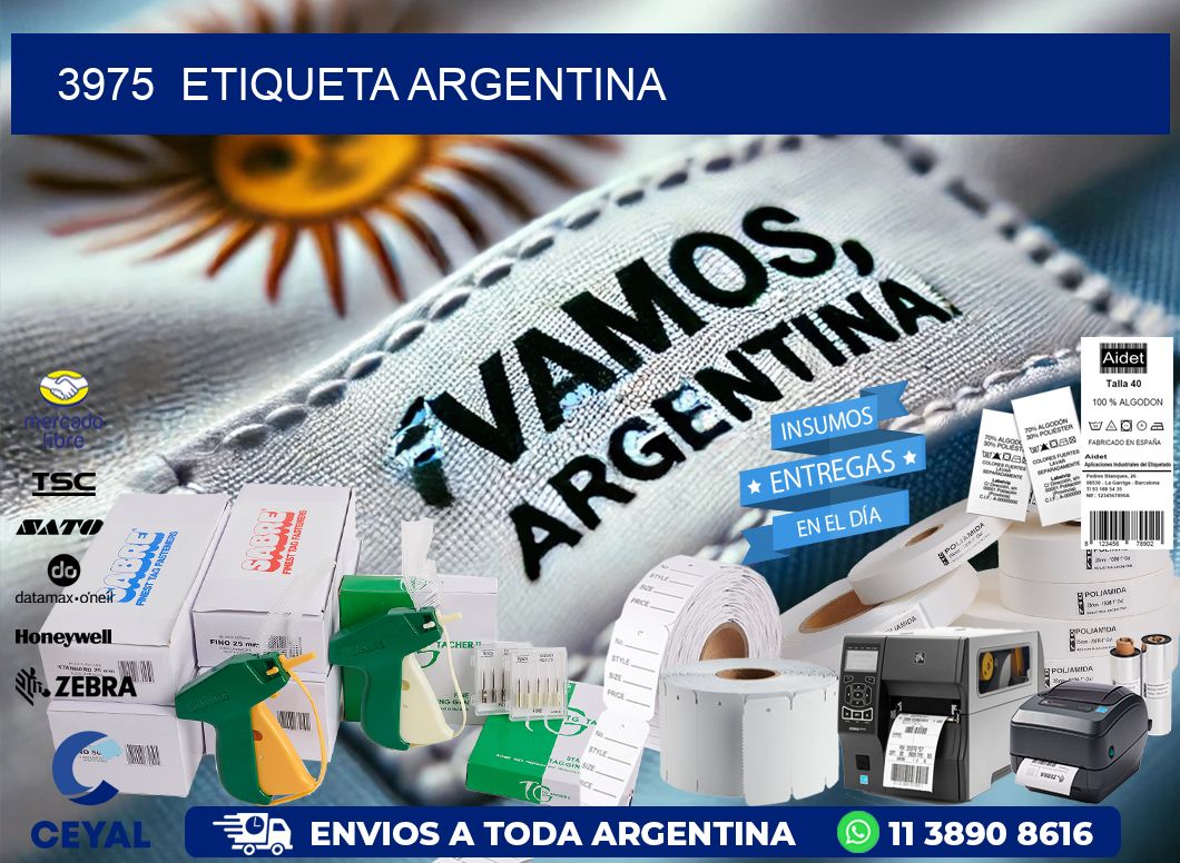 3975  ETIQUETA ARGENTINA