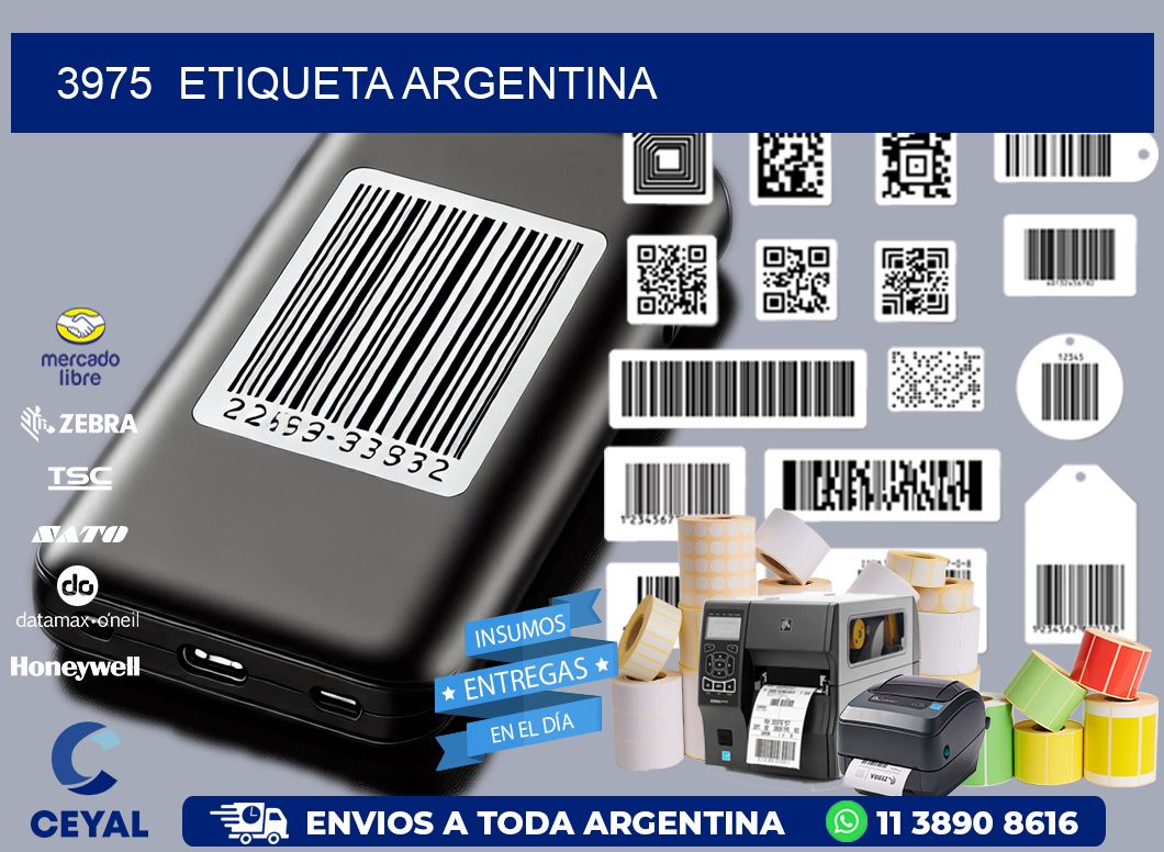 3975  ETIQUETA ARGENTINA