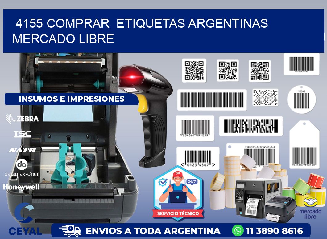 4155 COMPRAR  ETIQUETAS ARGENTINAS MERCADO LIBRE