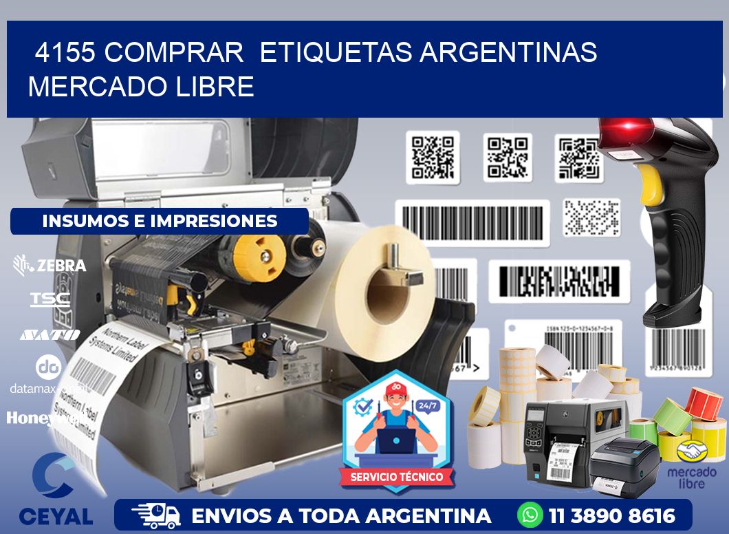 4155 COMPRAR  ETIQUETAS ARGENTINAS MERCADO LIBRE