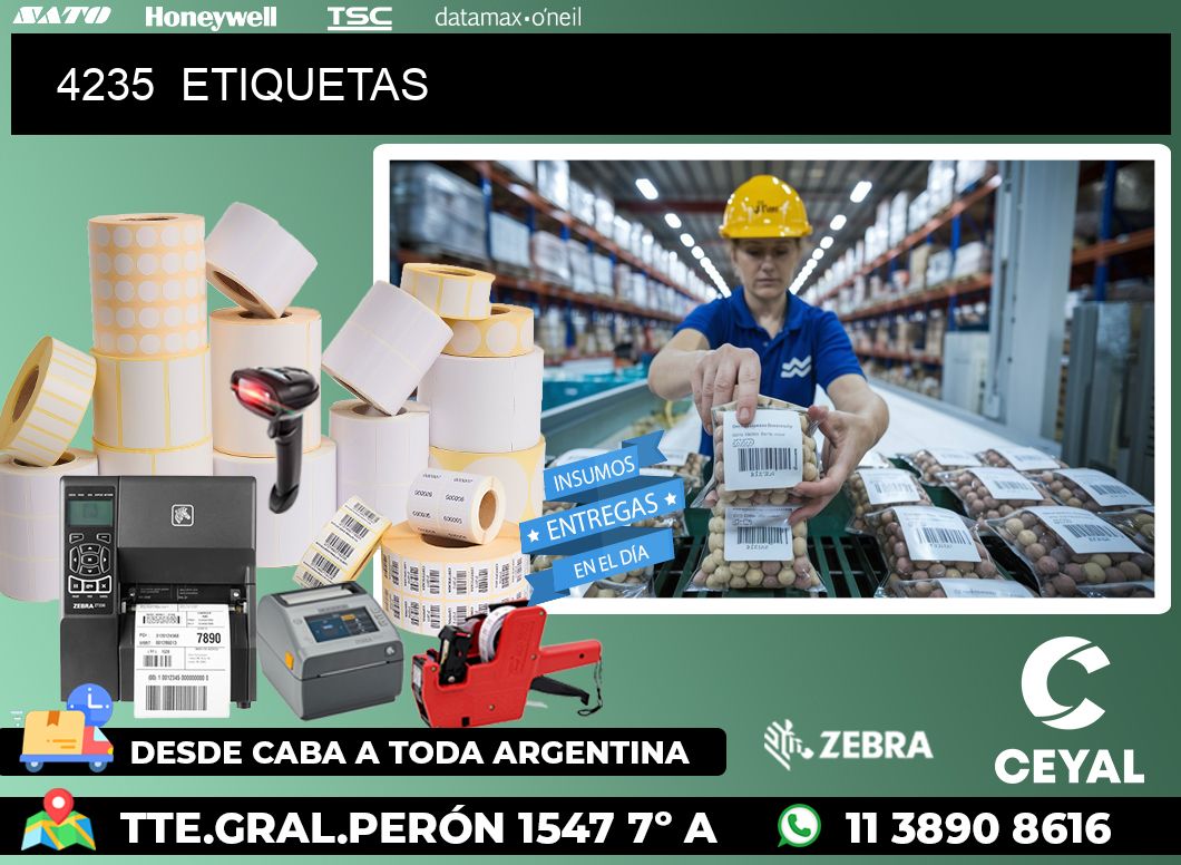 4235 ETIQUETAS