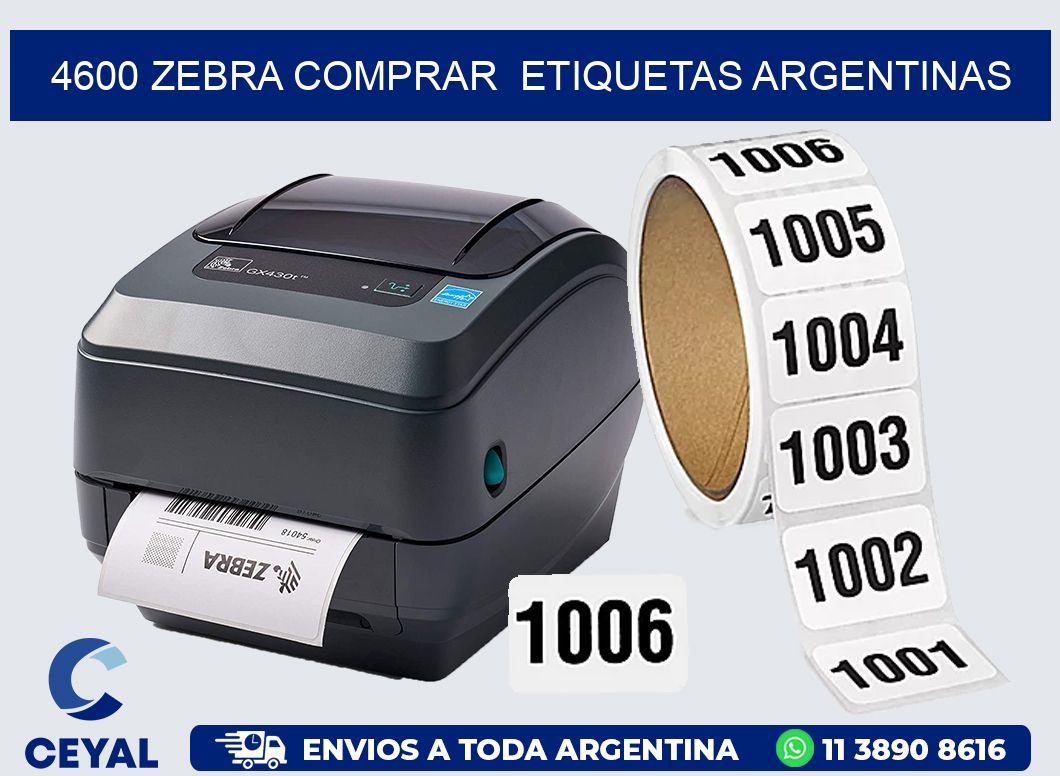 4600 ZEBRA COMPRAR  ETIQUETAS ARGENTINAS