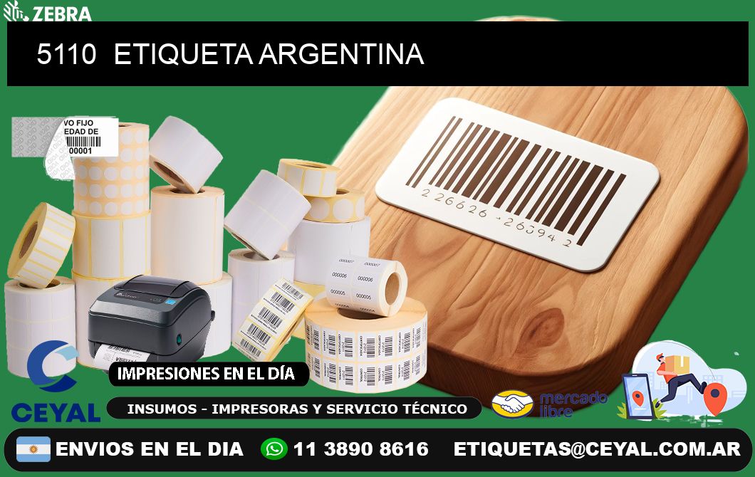 5110  ETIQUETA ARGENTINA