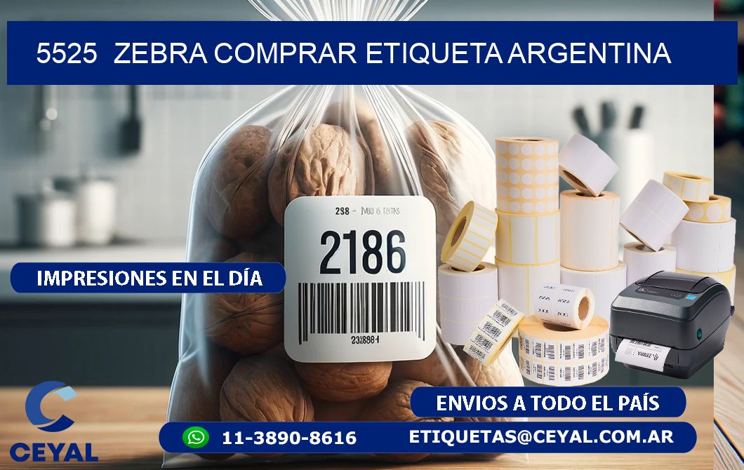 5525  ZEBRA COMPRAR ETIQUETA ARGENTINA