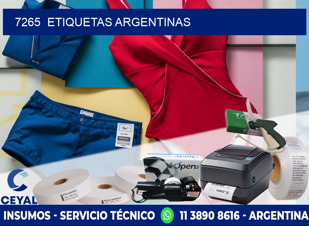 7265  ETIQUETAS ARGENTINAS