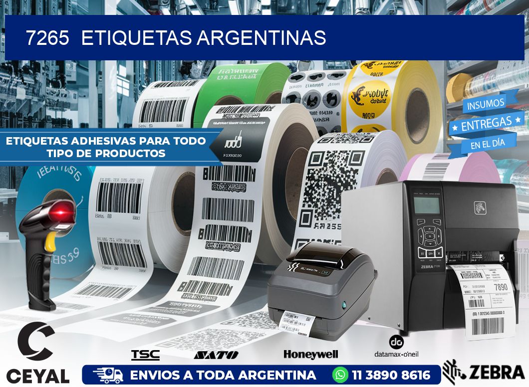 7265  ETIQUETAS ARGENTINAS