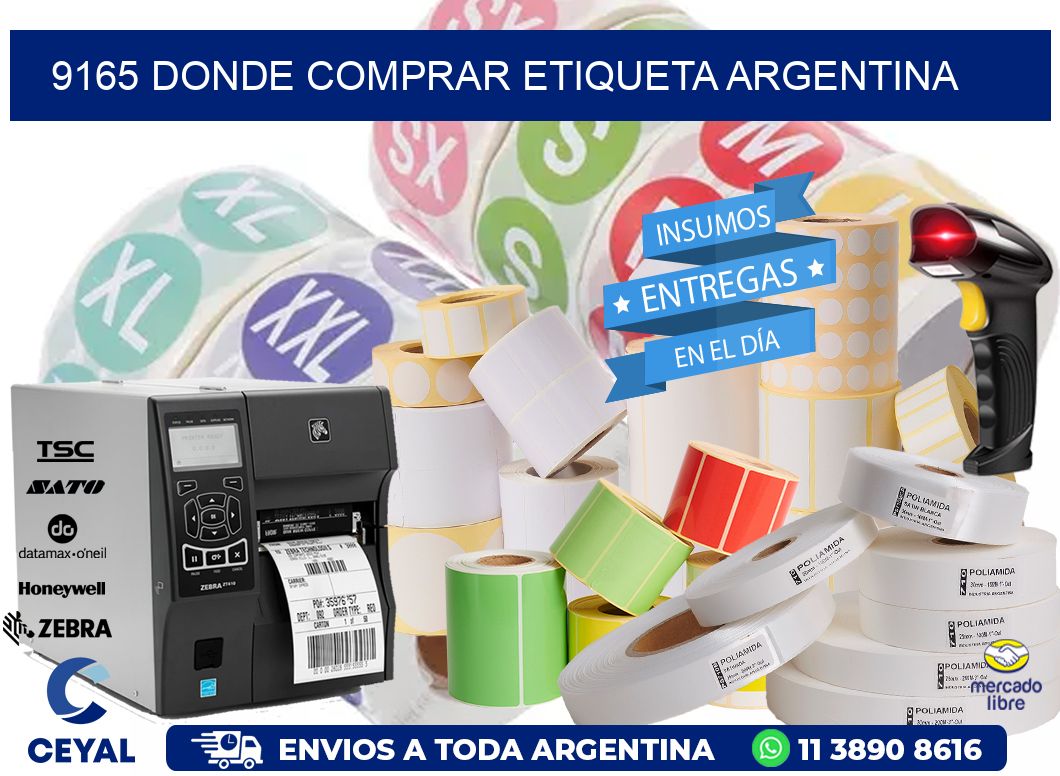 9165 DONDE COMPRAR ETIQUETA ARGENTINA