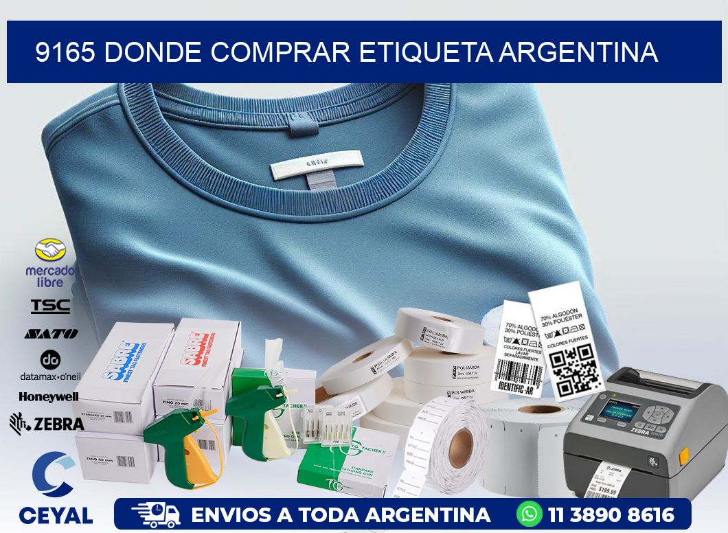 9165 DONDE COMPRAR ETIQUETA ARGENTINA