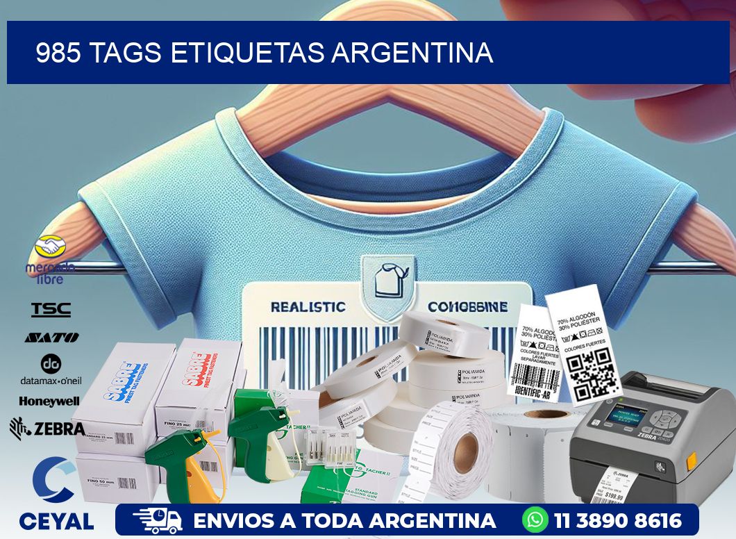 985 TAGS ETIQUETAS ARGENTINA
