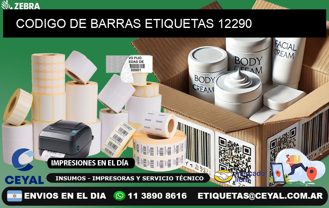 CODIGO DE BARRAS ETIQUETAS 12290