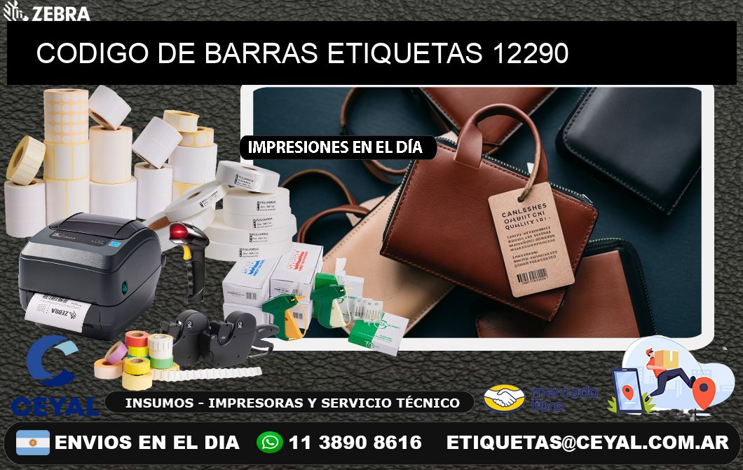 CODIGO DE BARRAS ETIQUETAS 12290