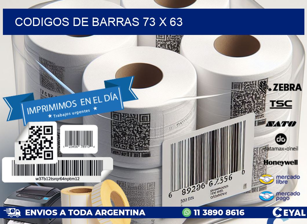 CODIGOS DE BARRAS 73 x 63