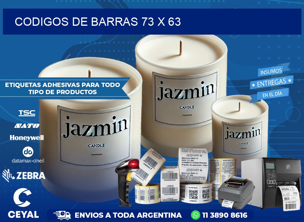 CODIGOS DE BARRAS 73 x 63