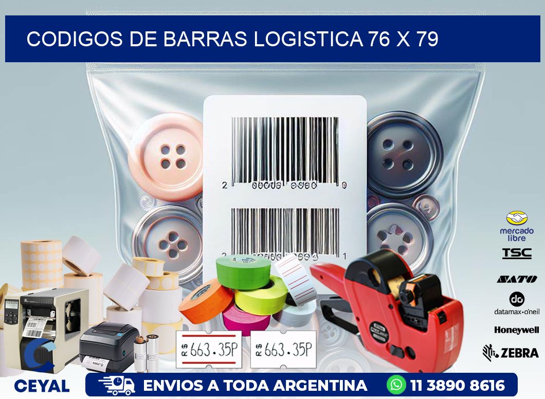 CODIGOS DE BARRAS LOGISTICA 76 x 79