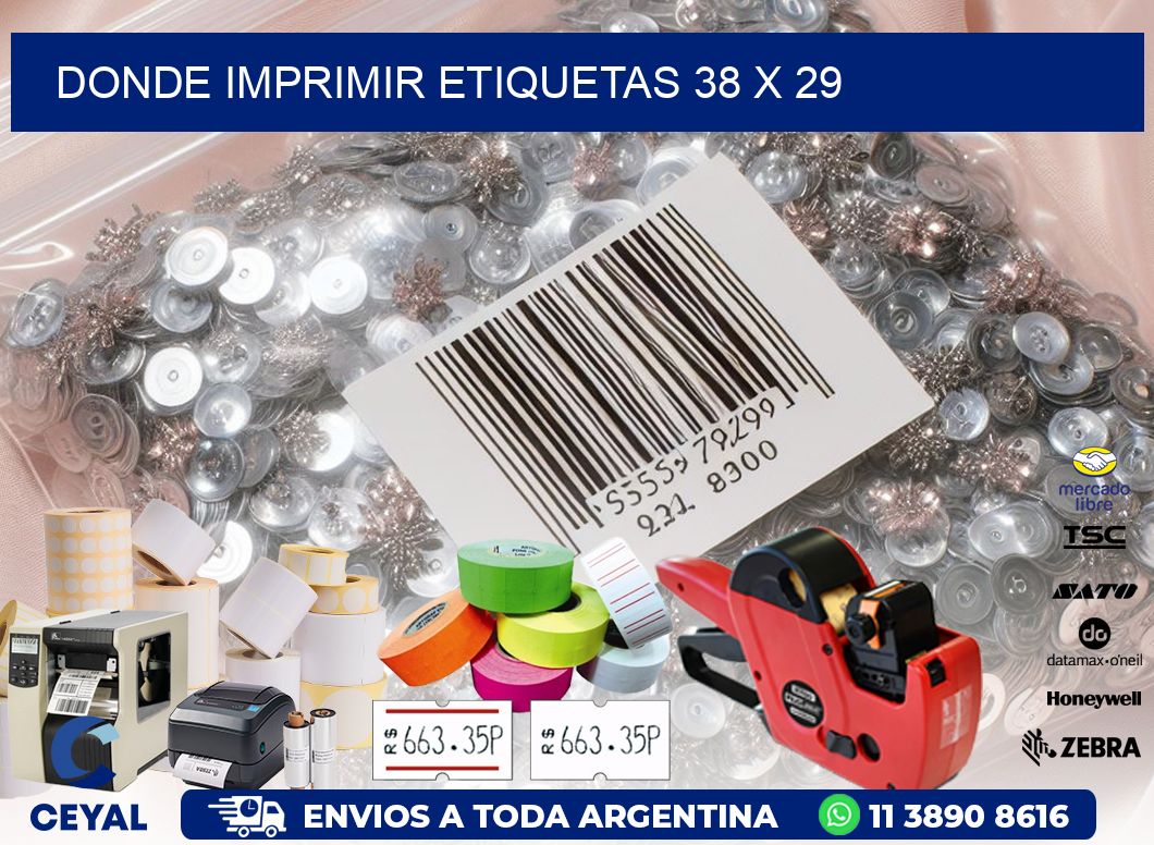 DONDE IMPRIMIR ETIQUETAS 38 x 29