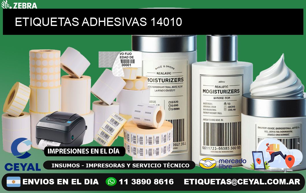 ETIQUETAS ADHESIVAS 14010