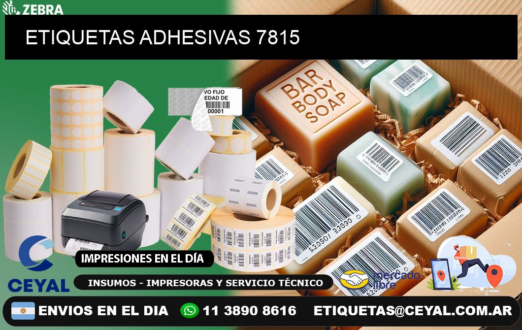 ETIQUETAS ADHESIVAS 7815