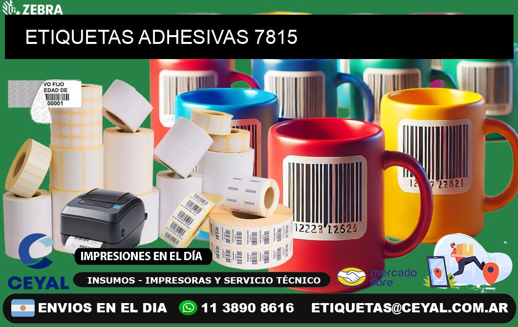 ETIQUETAS ADHESIVAS 7815