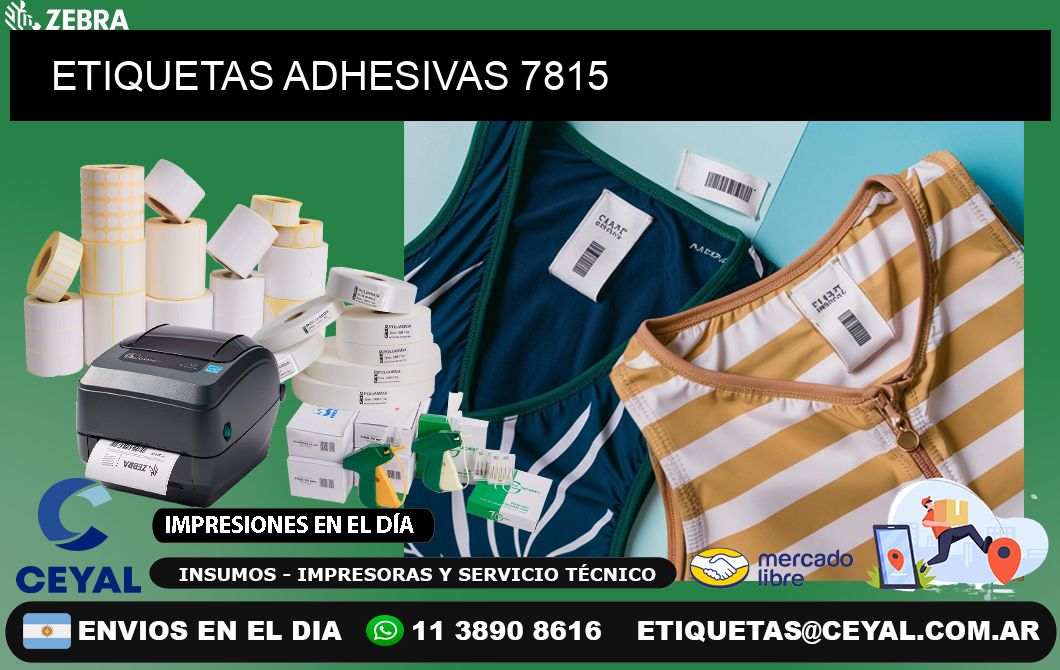 ETIQUETAS ADHESIVAS 7815