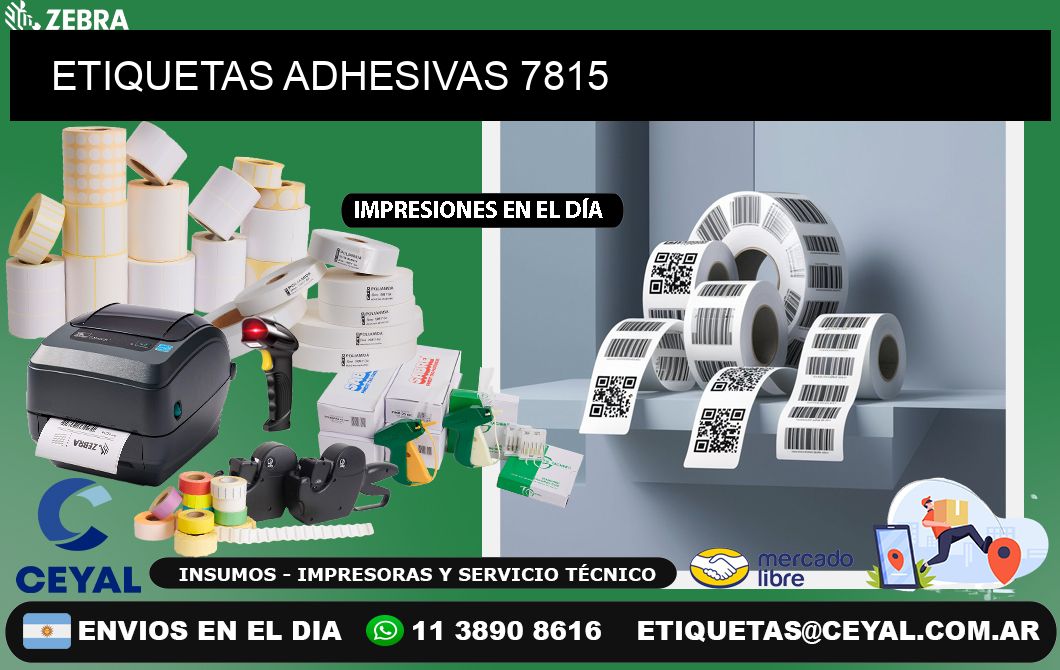 ETIQUETAS ADHESIVAS 7815