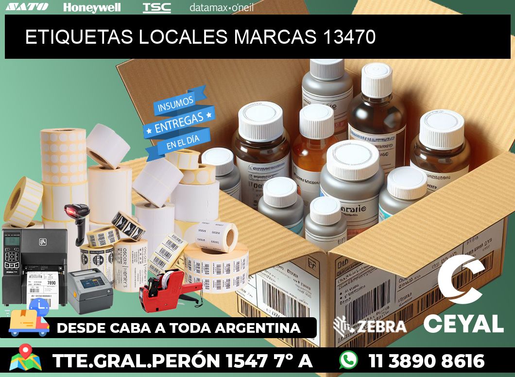 ETIQUETAS LOCALES MARCAS 13470