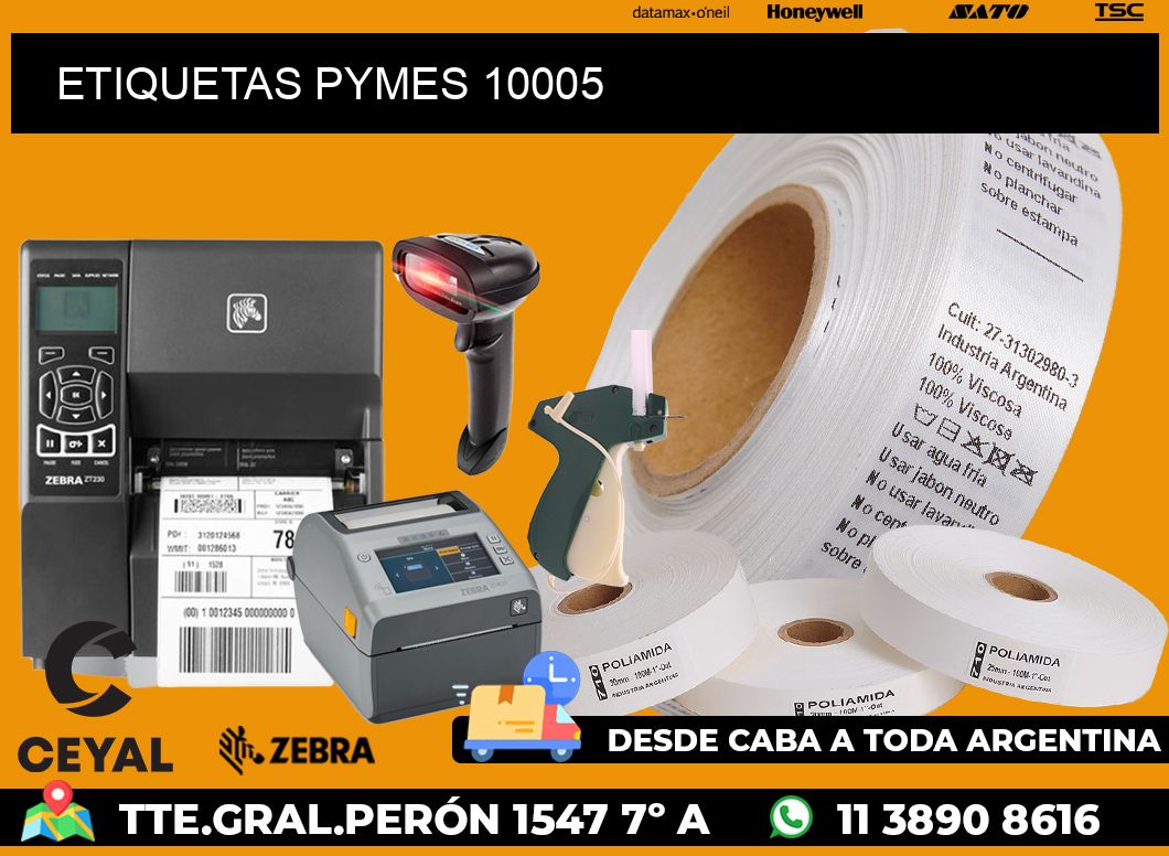 ETIQUETAS PYMES 10005