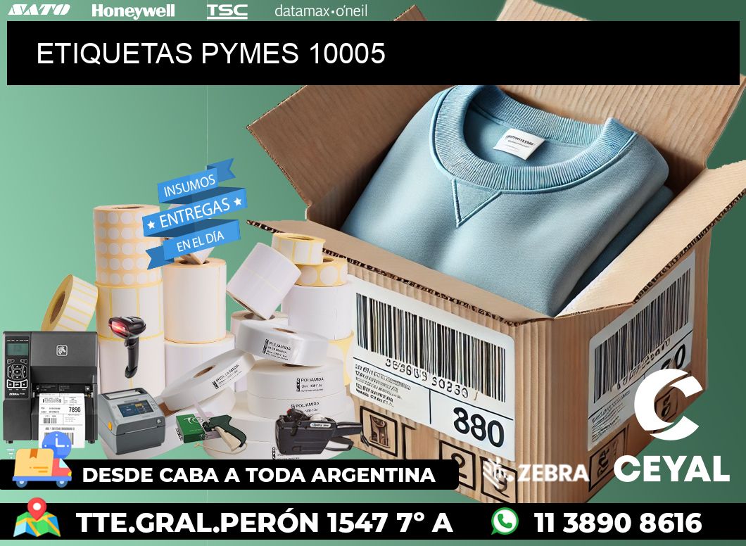 ETIQUETAS PYMES 10005