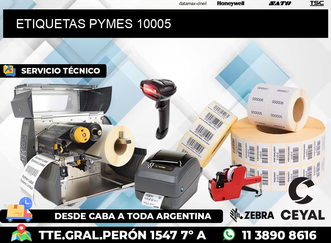 ETIQUETAS PYMES 10005