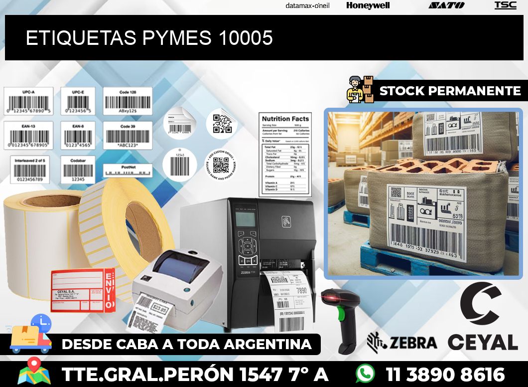 ETIQUETAS PYMES 10005